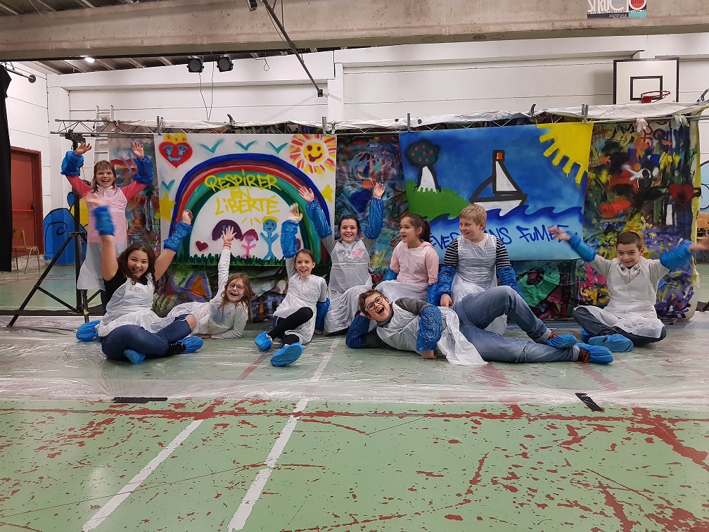 Générations sans Tabac et les enfants de Chapelle-lez-Herlaimont ont célébré le 30ième anniversaire de la Convention internationale des Droits de l'Enfant