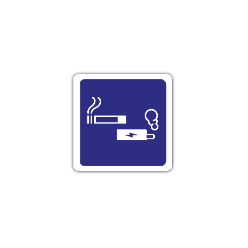 Autocollants icone zone fumeur
