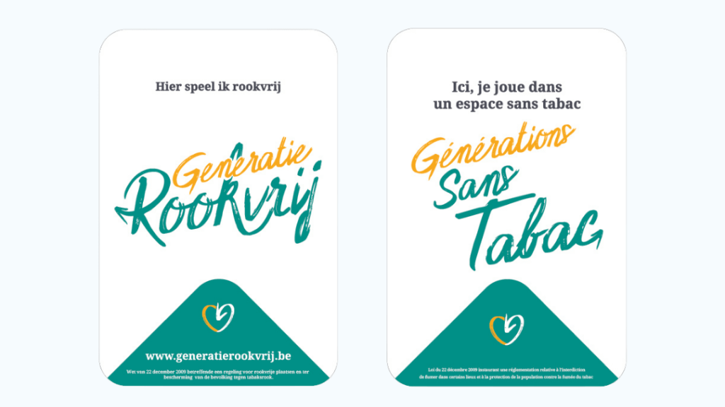 nieuw signmatieraal NL & FR